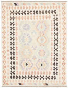 Tappeto Killim Afgahnistan 150x196 Crema Pesca