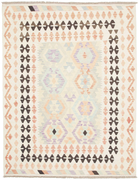 Tappeto Killim Afgahnistan 150x196 Crema Pesca