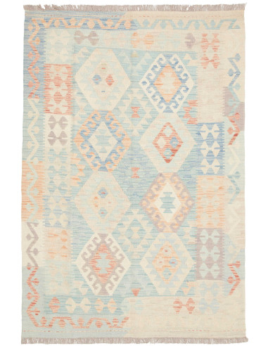 Tappeto Killim Afgahnistan 125x183 Azzurro Tenu