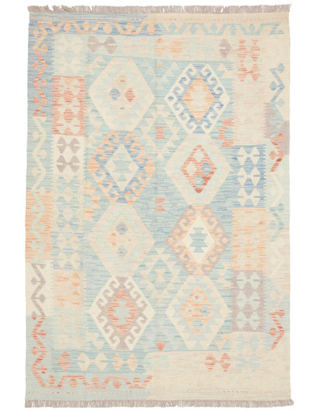 Tappeto Killim Afgahnistan 125x183 Azzurro Tenu