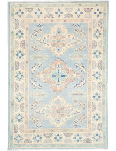 Rug Kazak Co 101x150 Sky Blue Cream
