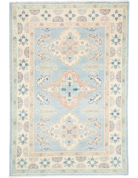 Tappeto Kazak Co Afgahnistan 101x150 Azzurro Ci