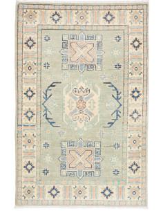 Tappeto Kazak Co Afgahnistan 81x125 Verde Salvi