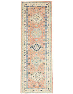 Tappeto Kazak Co Afgahnistan 82x243 Pesca Blu C