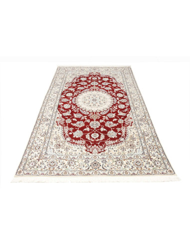 Rug Nain 9La Persia white maroon 150x256