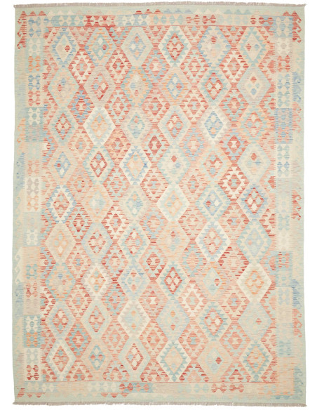 Rug Killim 253x347 Pastel Multicolored (blue Te