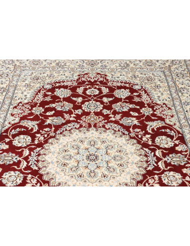 Rug Nain 9La Persia white maroon 150x256