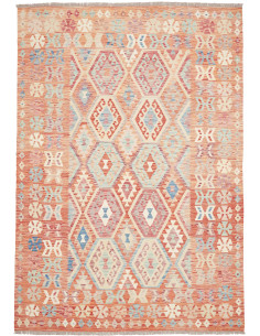Tappeto Kilim Afghanistan 205x292 Arancione Ter
