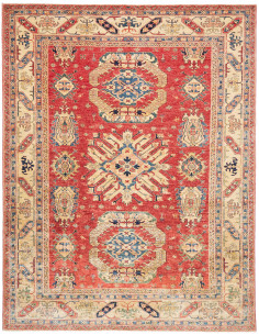 Tappeto Kazak Fine Pakistan 240x314 Rosso Terra