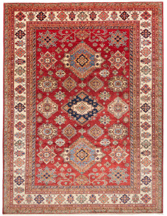 Rug Kazak Fine Pakistan 280x370 Red Cream