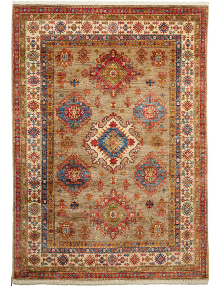 Kazak Fine 145x203 Cm Kazak Fine, Pakistan, Hand-carded