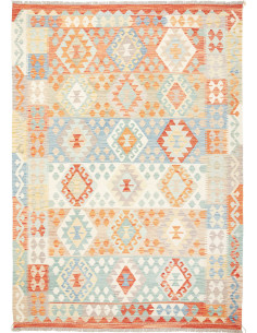 Kilim 174x244 Cm Kilim Afghanistan Lana Cardata A Mano