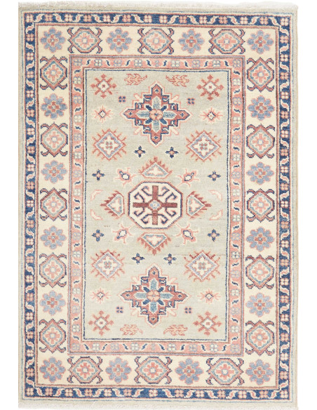 Tappeto Kazak Afghanistan 84x121 Verde Salvia C