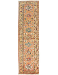 Tappeto Kazak Fine Pakistan 84x299 Terracotta A