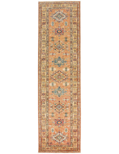 Tappeto Kazak Fine Pakistan 84x299 Terracotta A