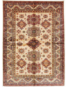 Rug Kazak Fine Pakistan 174x238 Creamy Beige Bu