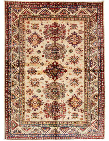 Tappeto Kazak Fine Pakistan 174x238 Beige Cremo