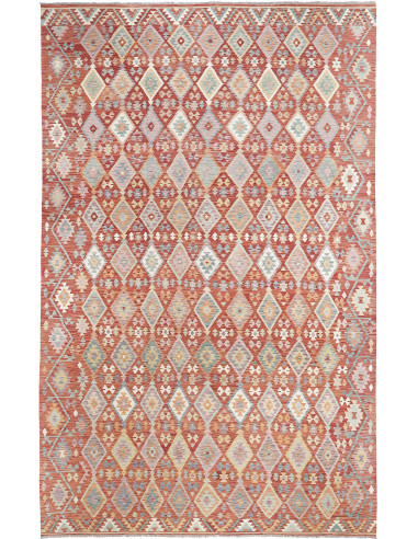 Tappeto Kilim Afghanistan 304x496 Rosso Terraco