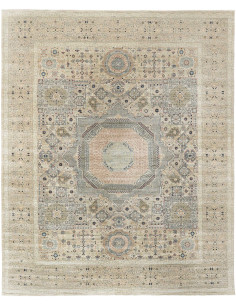 Rug Mamlouk Pakistan 365x454 Beige Dusty Blue