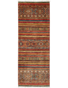 Tappeto Samarkand Pakistan 90x249 Rosso Terraco