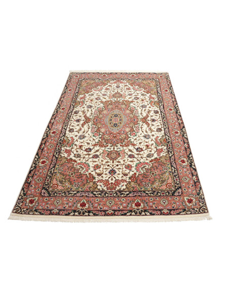 Tappeto Ilaam Persia 131x194 Rosa Antico Crema