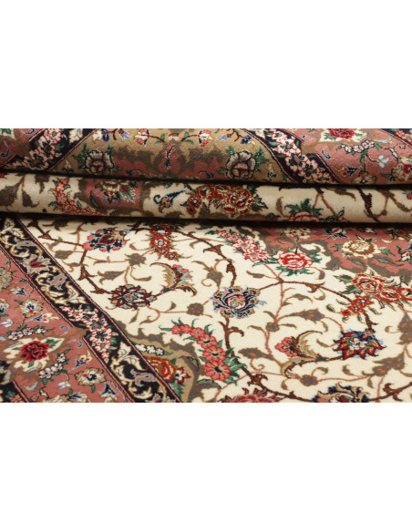 Tappeto Ilaam Persia 131x194 Rosa Antico Crema