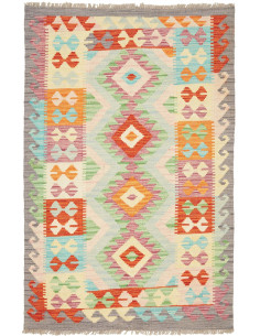 Kilim 96x149 Cm Kilim, Afghanistan, Lana Cardata A Mano