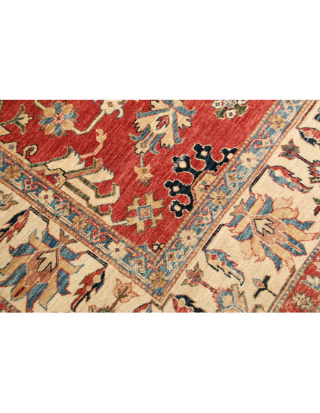 Kazak Fine 202x307 Cm Kazak Fine, Pakistan, Hand-carded Wool