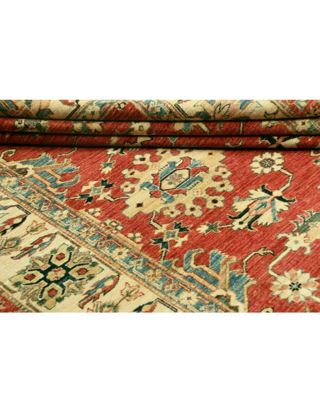 Kazak Fine 202x307 Cm Kazak Fine, Pakistan, Hand-carded Wool