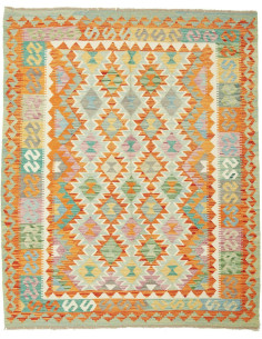 Kilim 157x196 Cm Kilim, Afghanistan, Hand-carded Wool