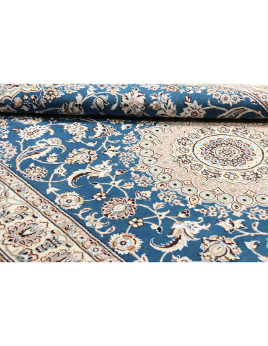Nain 9la 150x235 Cm Nain 9la, Persia, Lana Cardata A Mano E