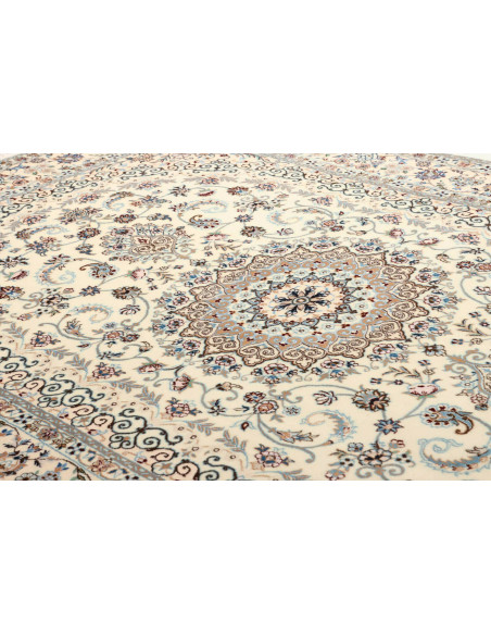 Nain 6la 150x231 Cm Nain 6la, Persia, Lana Cardata A Mano E