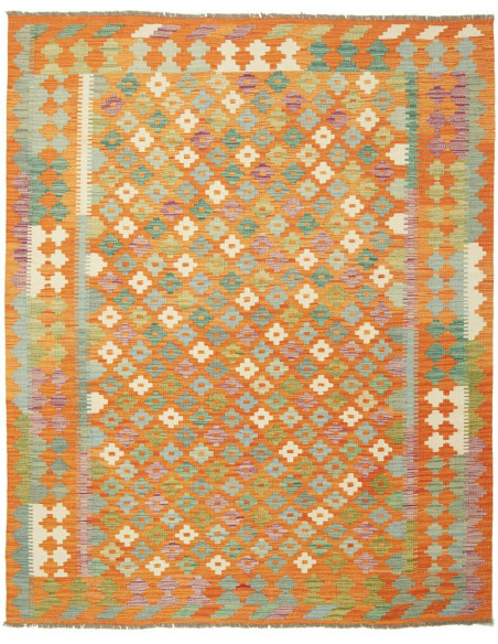 Kilim 154x192 Cm Kilim, Afghanistan, Hand-carded Wool