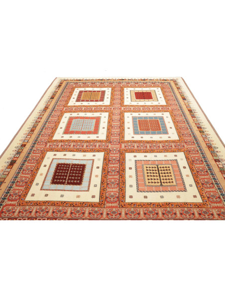 Nimbaft 250x350 Cm Nimbaft Persia Lana Cardata A Mano