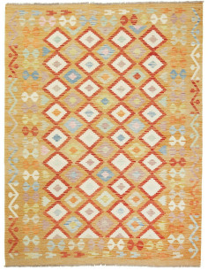 Kilim 150x199 Cm Kilim Afghanistan Lana Cardata A Mano