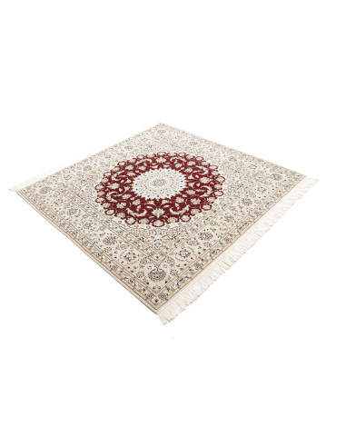 Nain 6la 157x157 Cm Nain 6la Persia Hand-carded Wool And