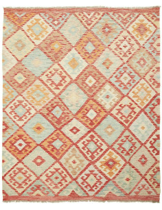 Kilim 160x194 Cm Kilim Afghanistan Lana Cardata A Mano