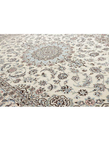 Nain 9la 197x293 Cm Nain 9la, Persia, Lana Cardata A Mano E