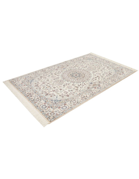 Tappeto Nain 9La Persia bianco azzurro 132x214