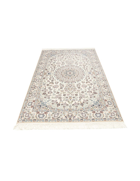 Tappeto Nain 9La Persia bianco azzurro 132x214