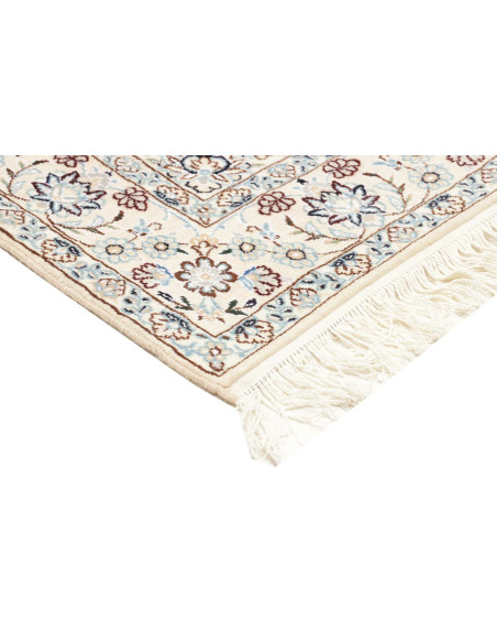 Tappeto Nain 9La Persia bianco azzurro 132x214