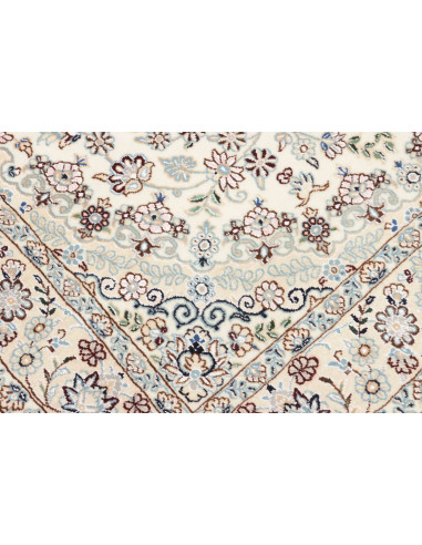 Tappeto Nain 9La Persia bianco azzurro 132x214