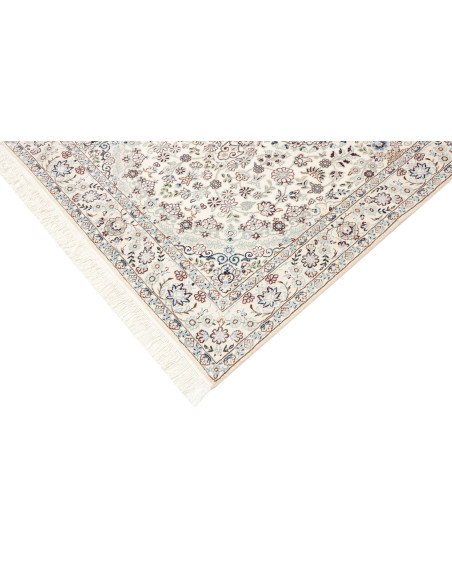 Tappeto Nain 9La Persia bianco azzurro 132x214