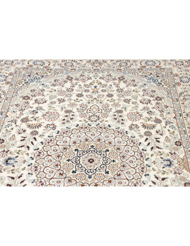 Tappeto Nain 9La Persia bianco azzurro 132x214