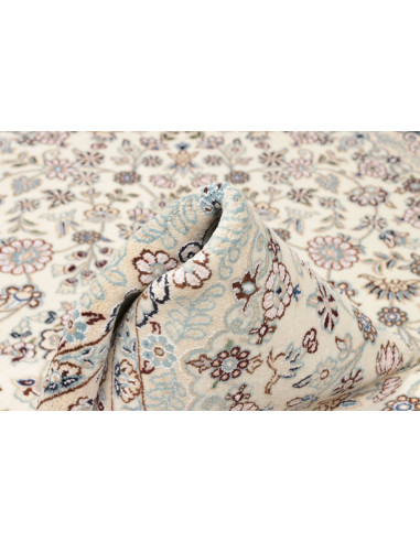 Tappeto Nain 9La Persia bianco azzurro 132x214