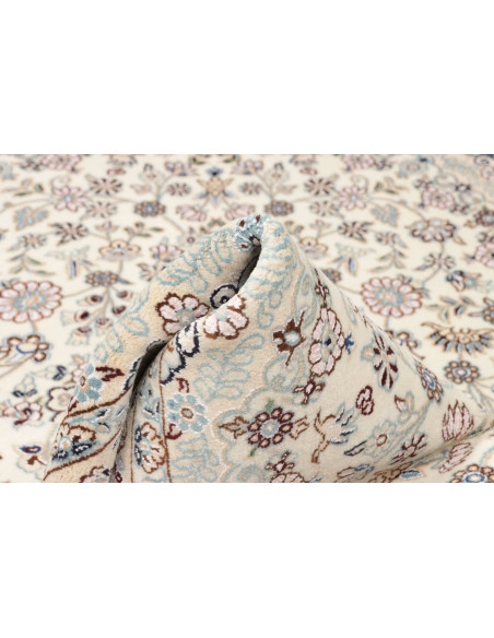 Tappeto Nain 9La Persia bianco azzurro 132x214