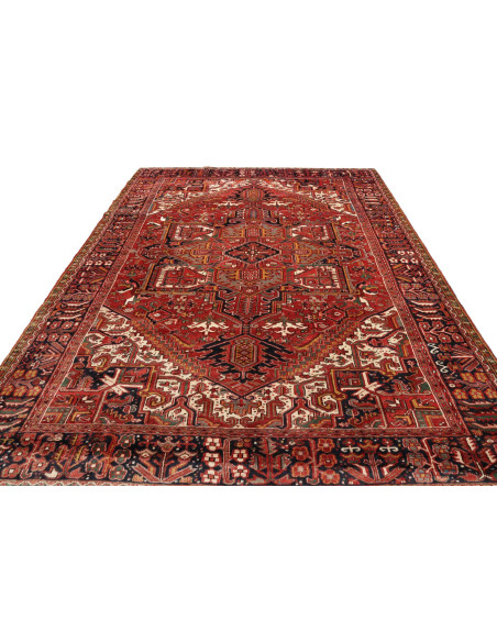 Rug Gorawan Persia 246x355 Deep Red Navy Blue
