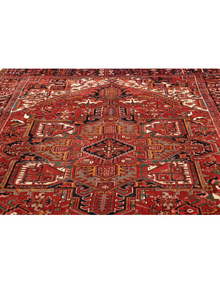 Rug Gorawan Persia 246x355 Deep Red Navy Blue