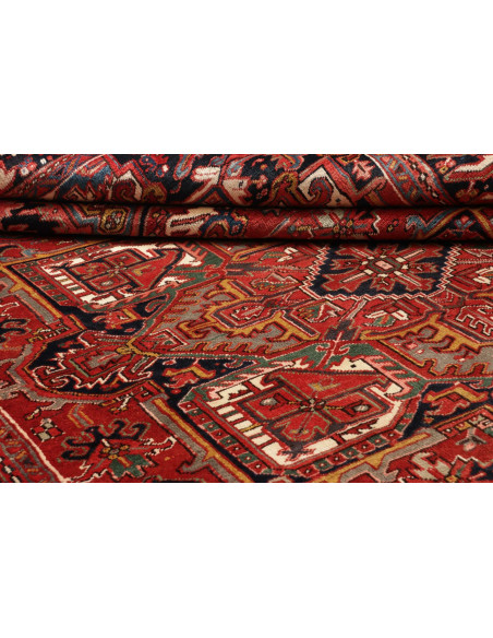 Rug Gorawan Persia 246x355 Deep Red Navy Blue