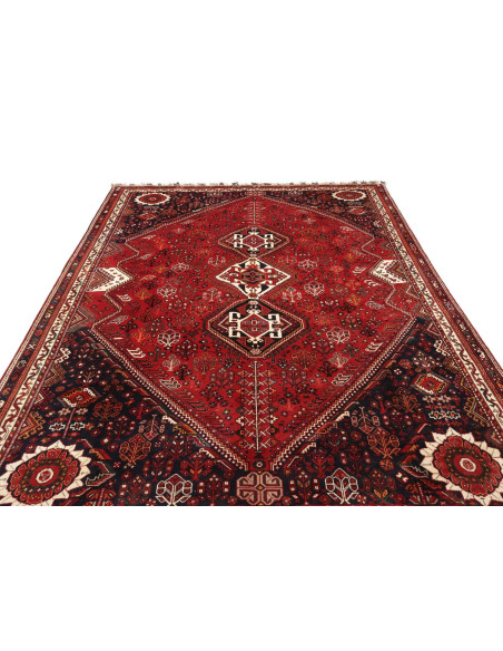 227x328 Cm Tappeto Persiano Tribale, Annodato A Mano